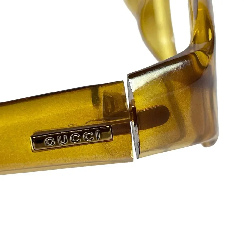 Gucci Translucent Brown Havanna Eyeglasses Frames (#1439) 51-15 125 Italy